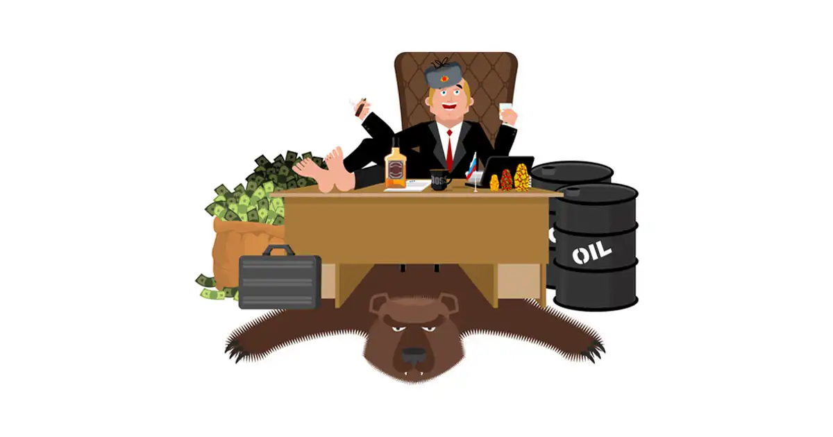 Den listige mannen og bjørnen-oligarken