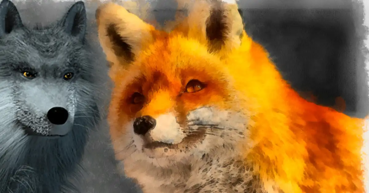Wie der Wolf den Fuchs die Natur lehren wollte