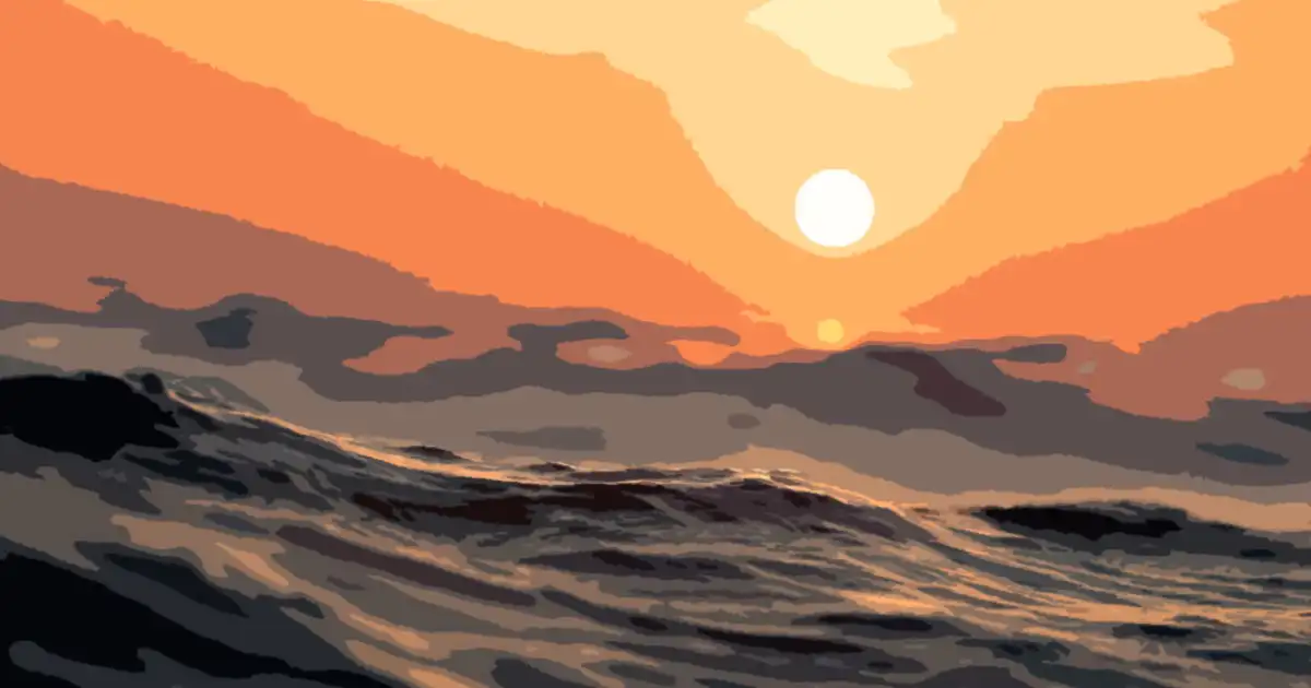 Junto al mar más azul