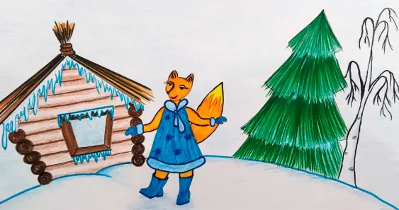 How the Clever Fox Decorated the New Year Tree
